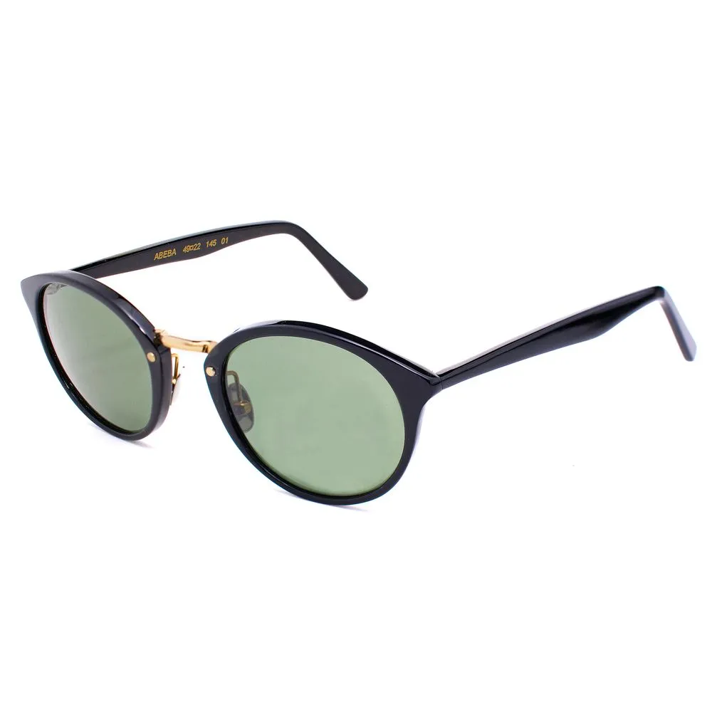 LGR Unisex Black Acetate Sunglasses