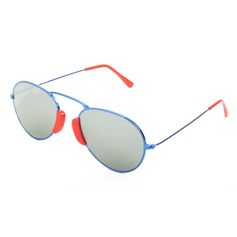 LGR Unisex Blue Metal Sunglasses