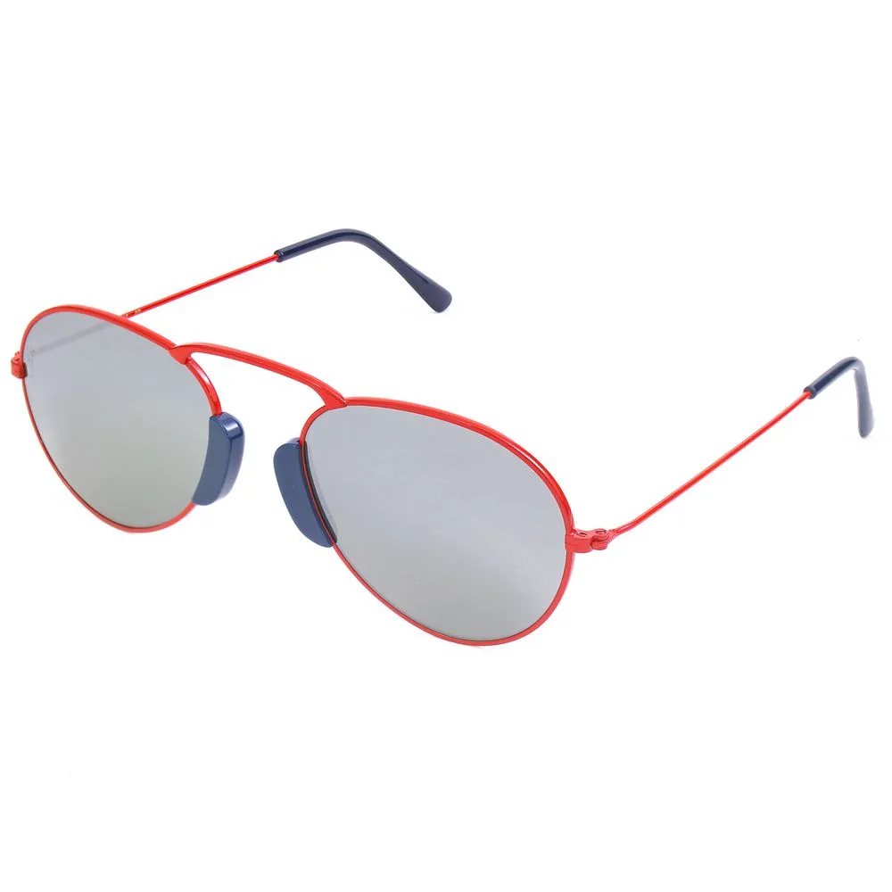 LGR Unisex Red Metal Sunglasses