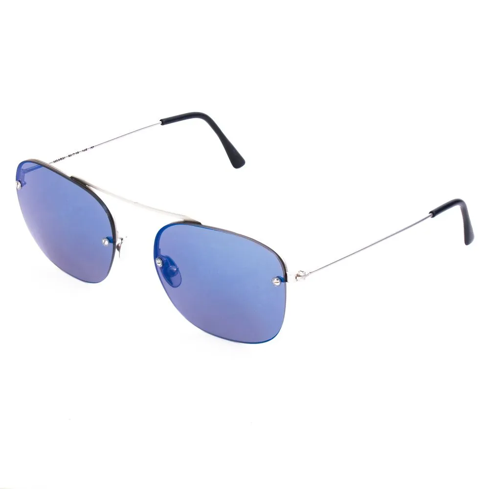 LGR Unisex Silver Stainless Steel Sunglasses