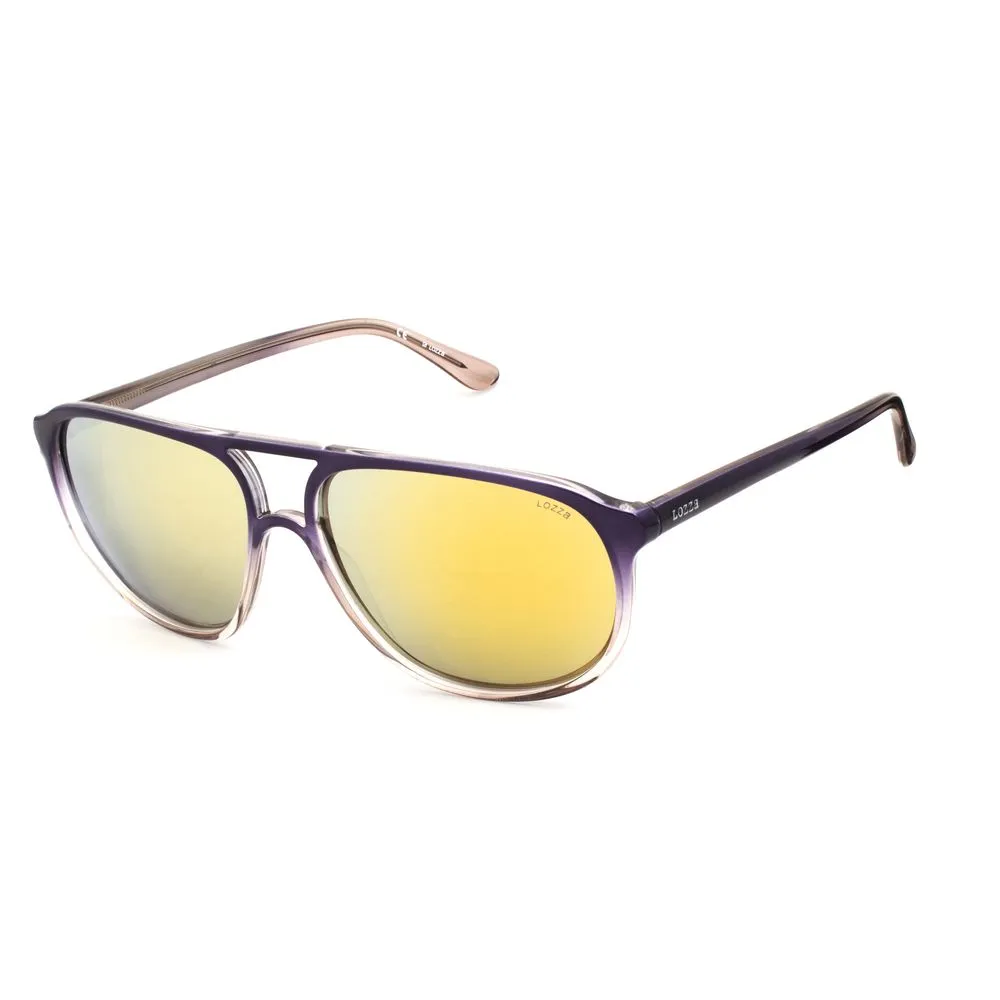 Lozza Unisex Purple Injected Sunglasses