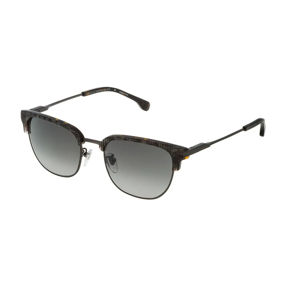 Lozza Unisex Brown Metal Sunglasses