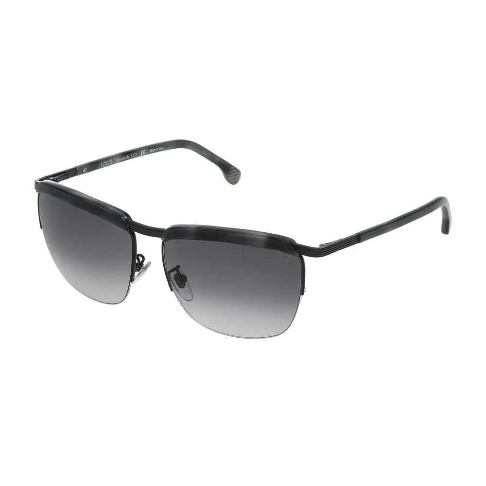 Lozza Unisex Black Metal Sunglasses
