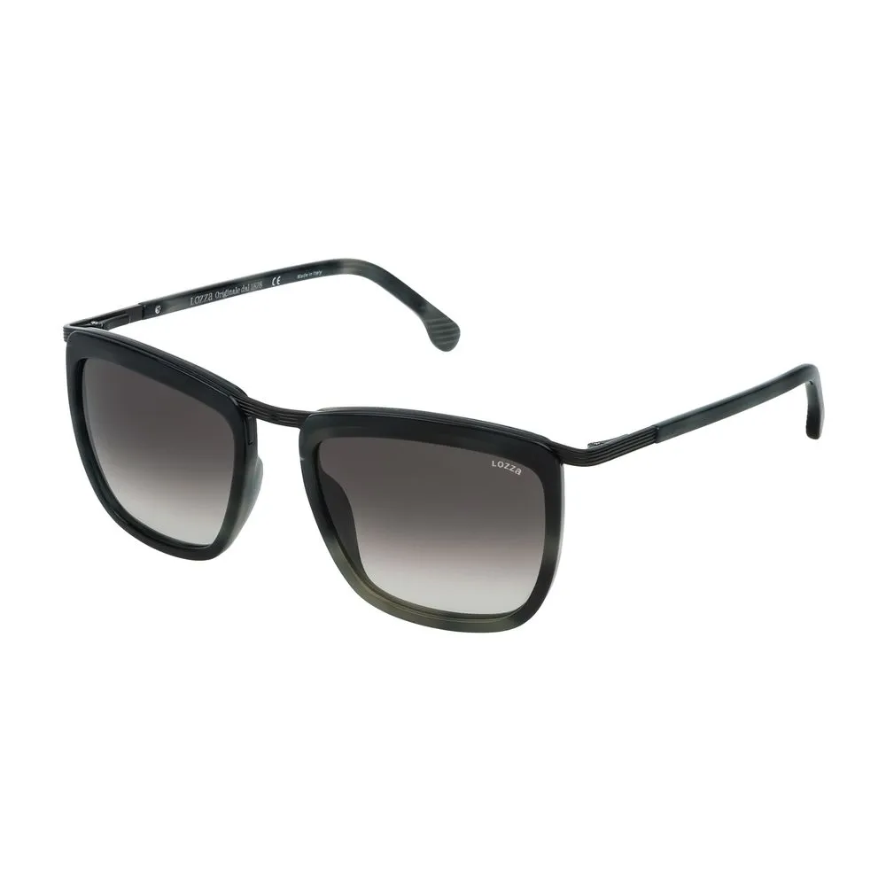 Lozza Unisex Black Metal Sunglasses