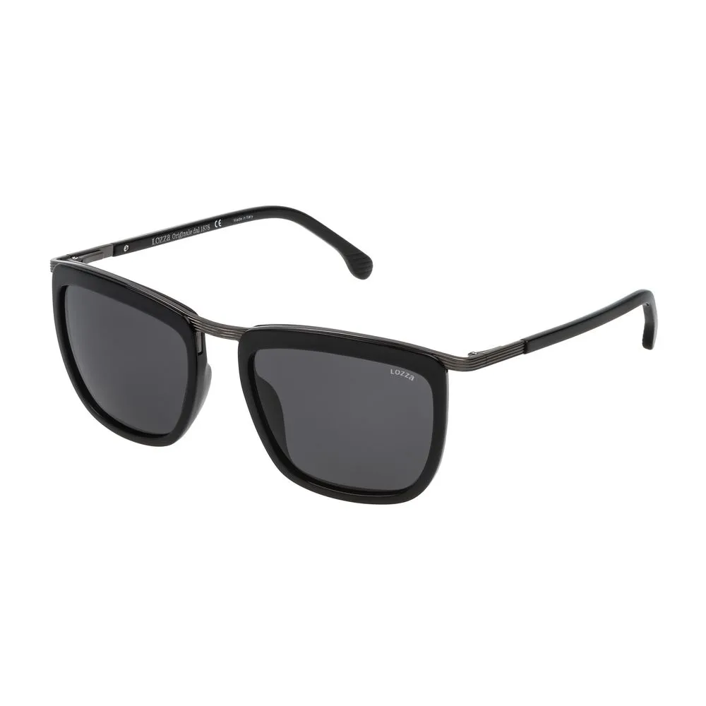 Lozza Unisex Brown Metal Sunglasses