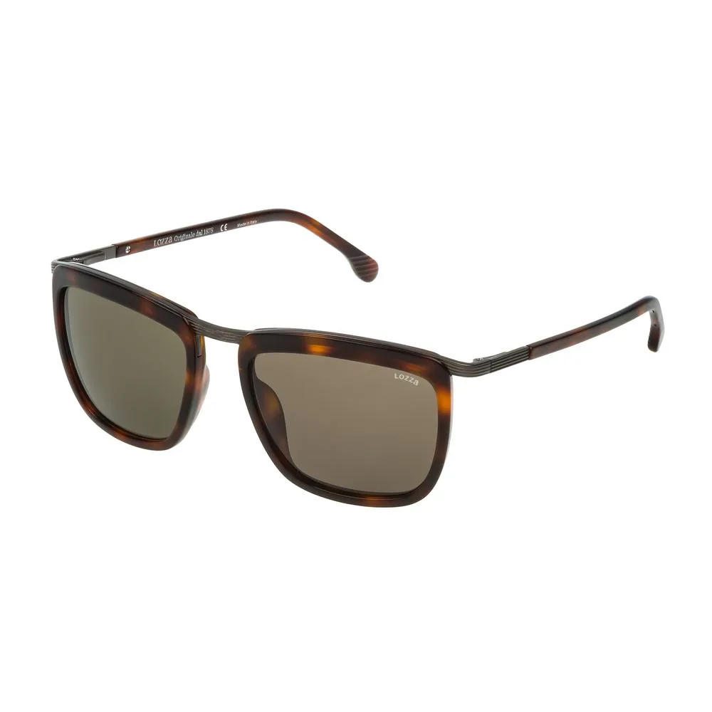 Lozza Unisex Brown Metal Sunglasses