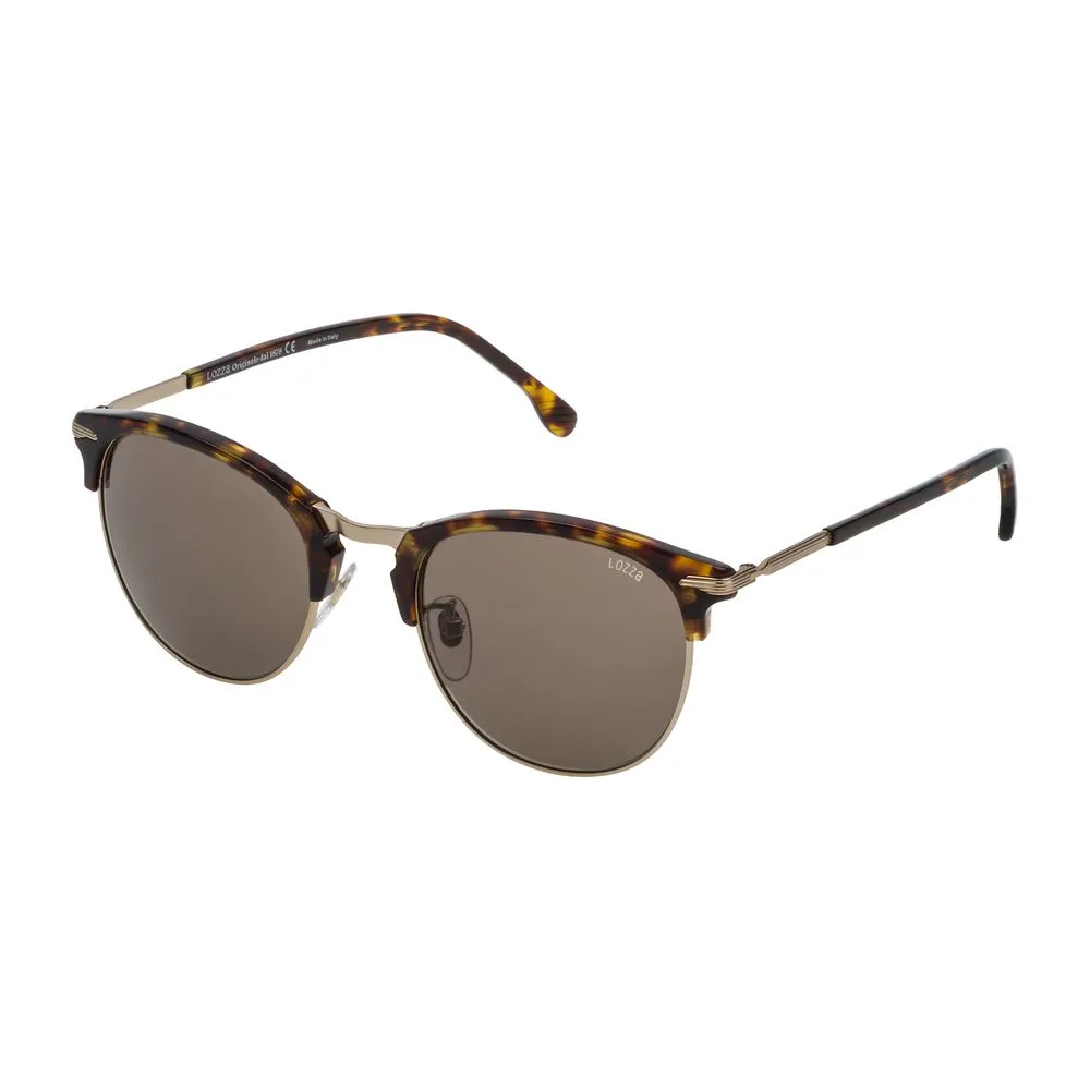 Lozza Unisex Gold Metal Sunglasses
