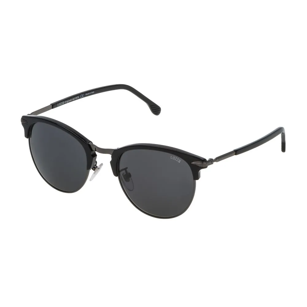 Lozza Unisex Brown Metal Sunglasses