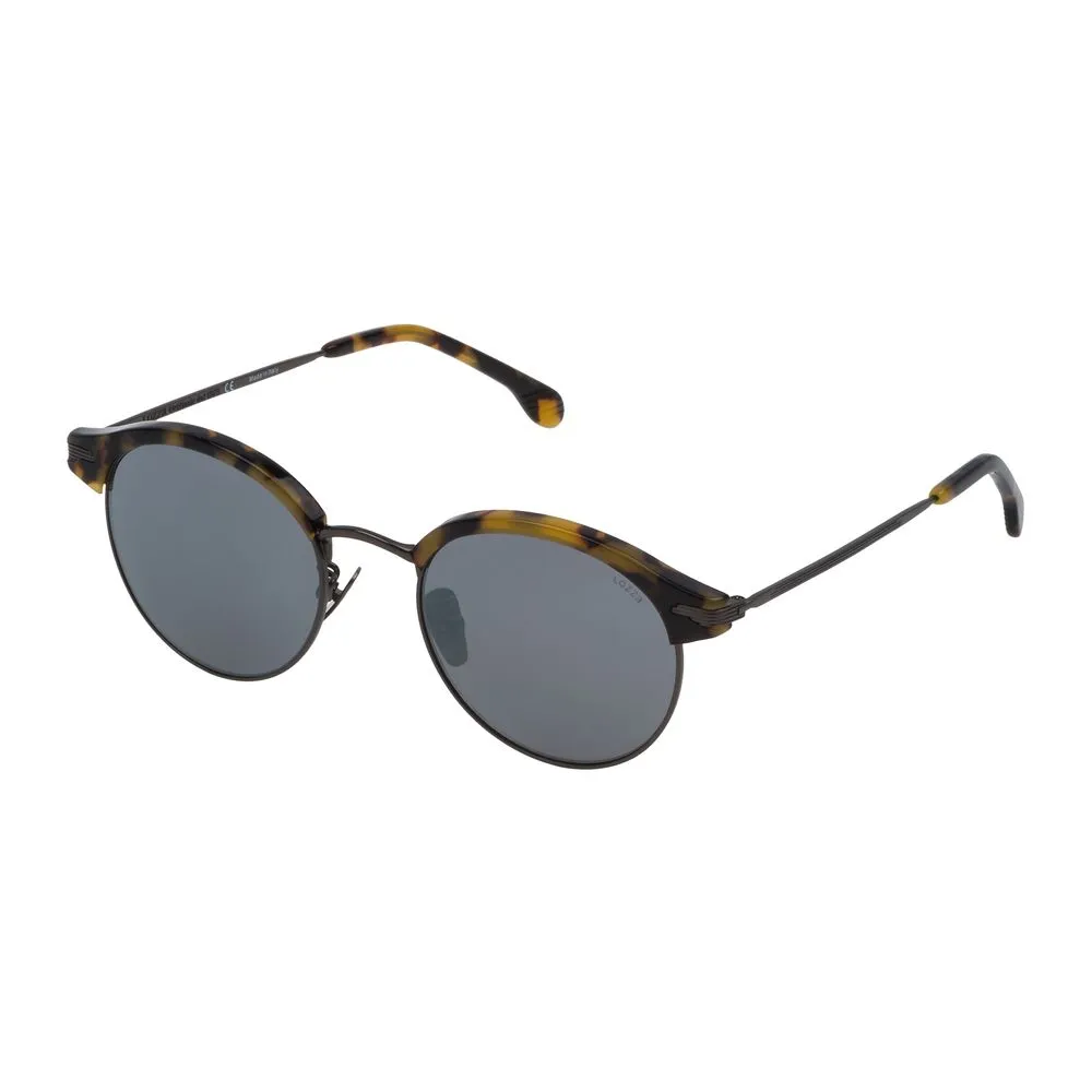 Lozza Unisex Brown Metal Sunglasses
