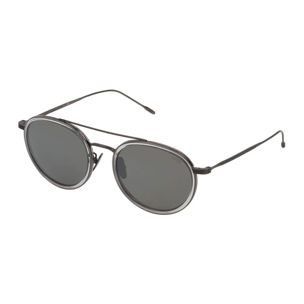 Lozza Unisex Brown Metal Sunglasses