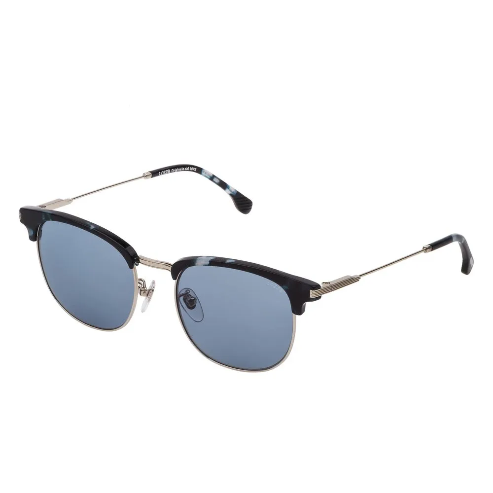 Lozza Unisex Silver Metal Sunglasses