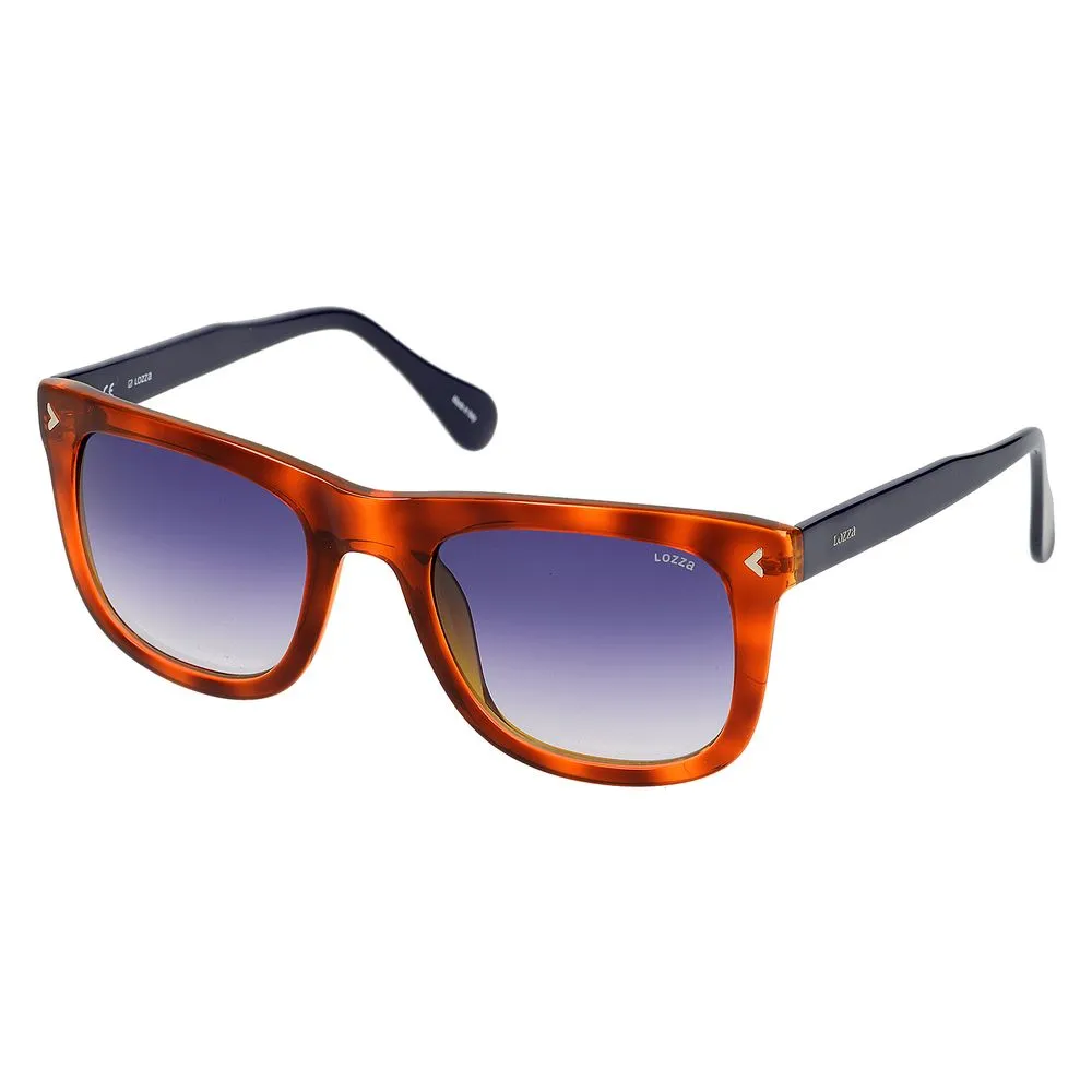 Lozza Unisex Orange Acetate Sunglasses