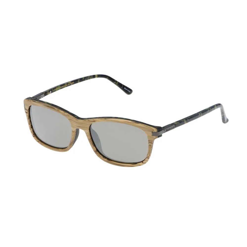 Lozza Unisex Brown Acetate Sunglasses