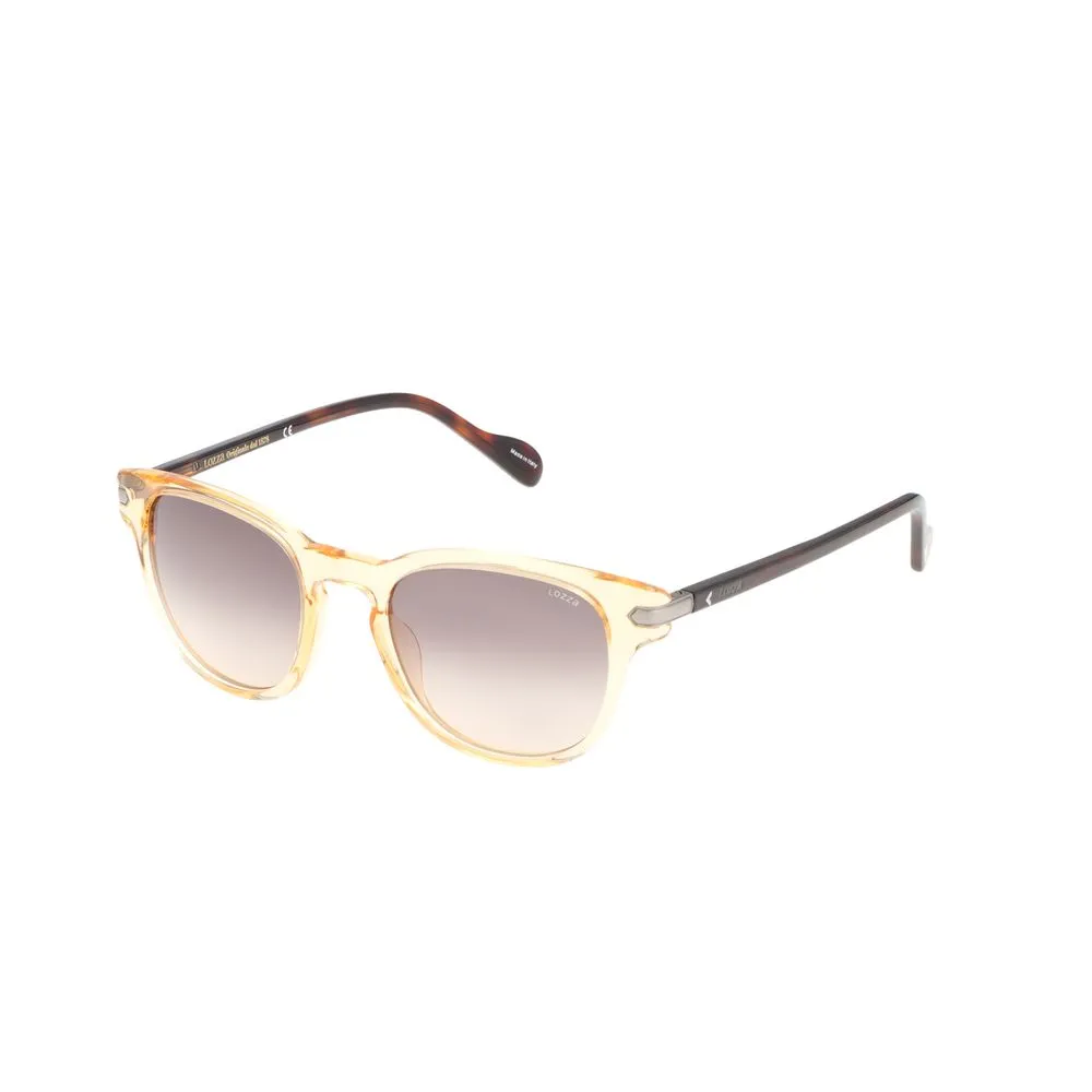 Lozza Unisex Yellow Acetate Sunglasses