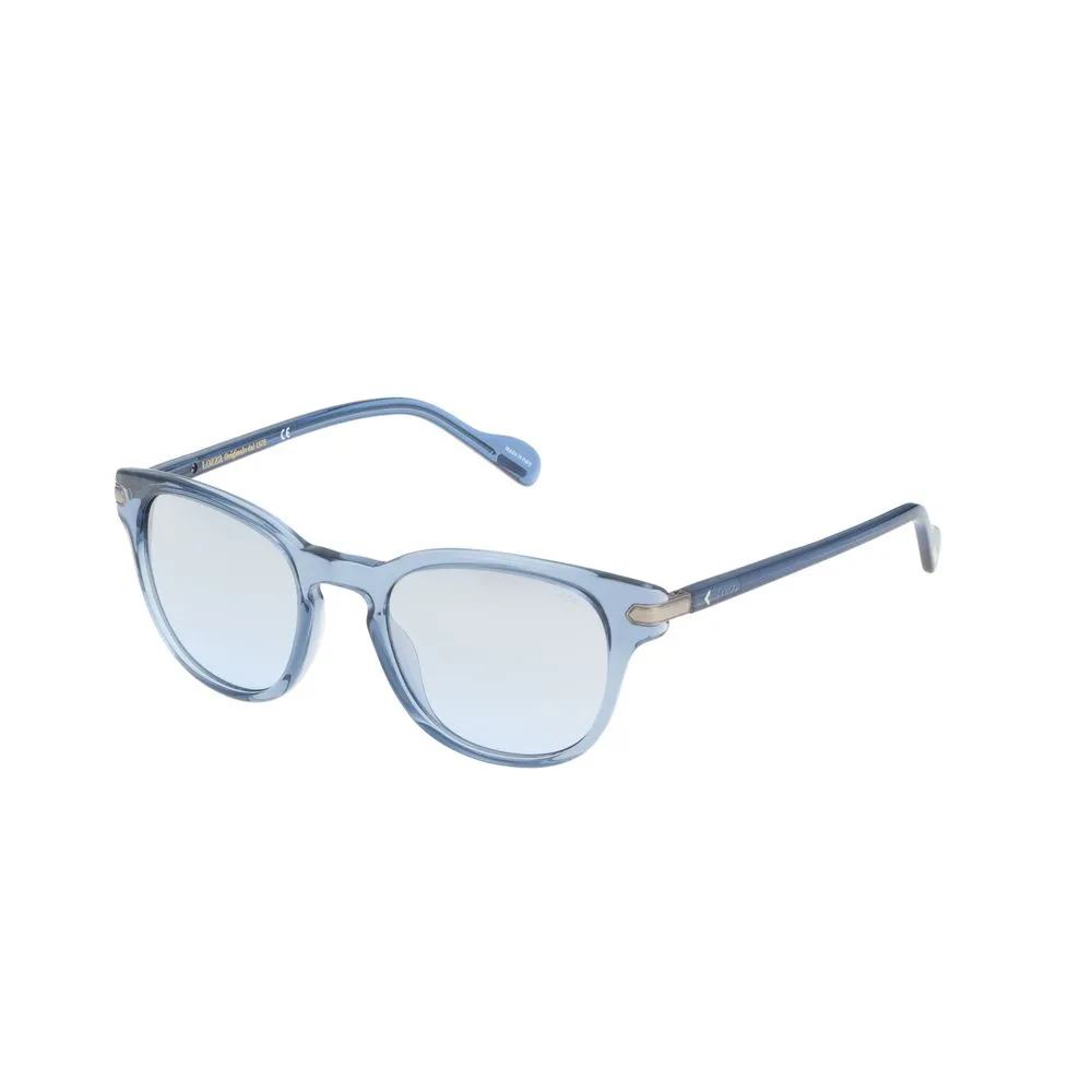 Lozza Unisex Blue Acetate Sunglasses