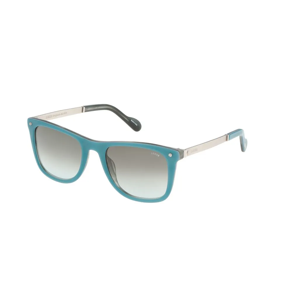 Lozza Unisex Black Acetate Sunglasses