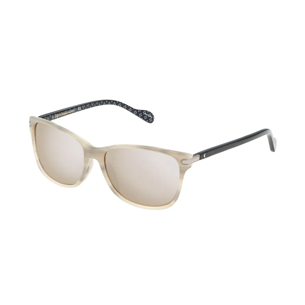 Lozza Unisex Brown Acetate Sunglasses