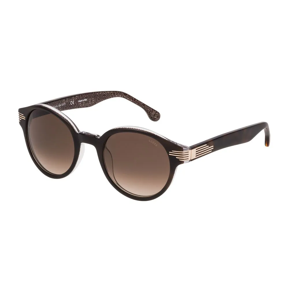 Lozza Unisex Brown Acetate Sunglasses