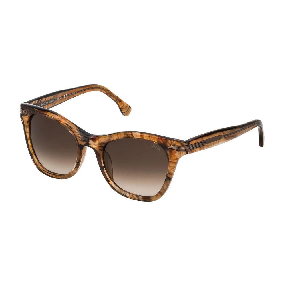Lozza Men's Brown Acetate Sunglasses