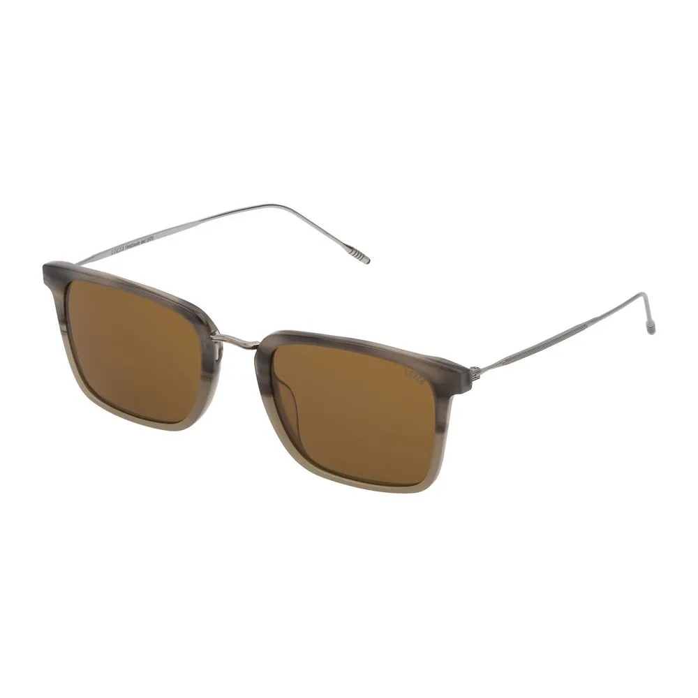 Lozza Men's Gray Acetate Sunglasses