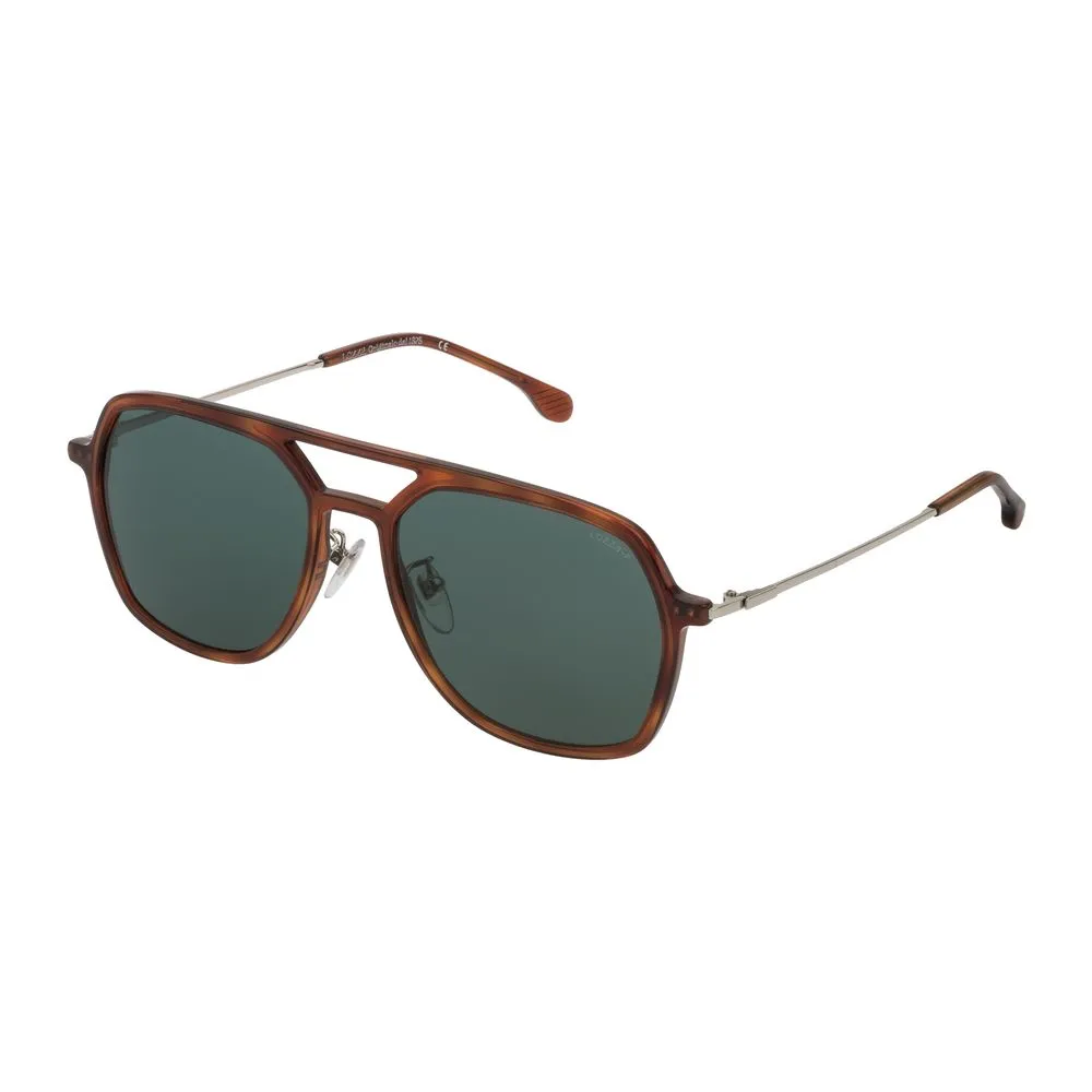 Lozza Unisex Brown Acetate Sunglasses