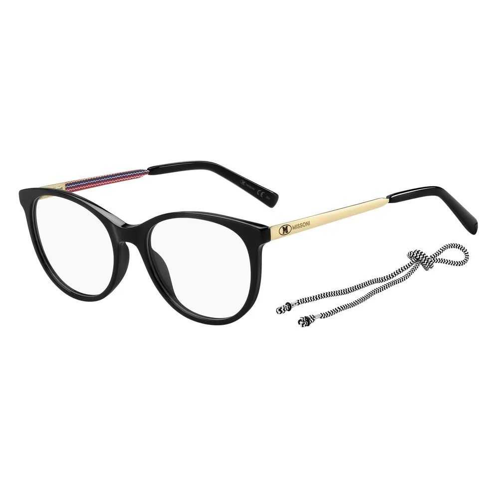 M Missoni Women's Black Acetate Frames