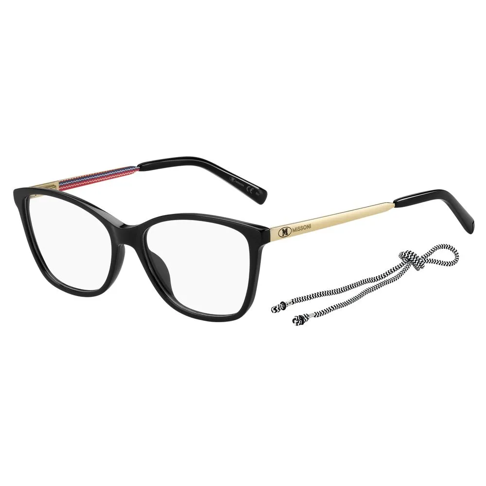 M Missoni Women's Black Acetate Frames