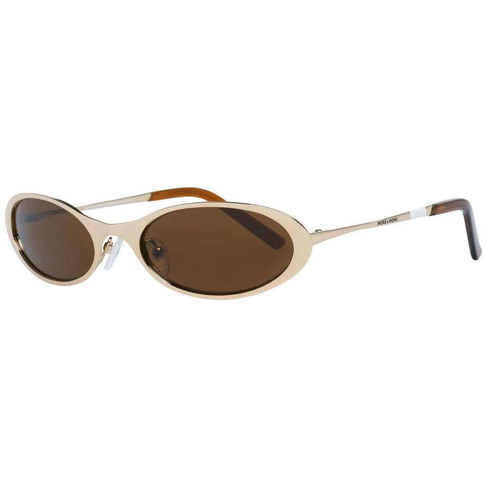 More & More Women's Gold Metal Sunglasses