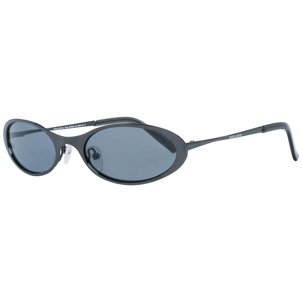 More & More Women's Black Metal Sunglasses