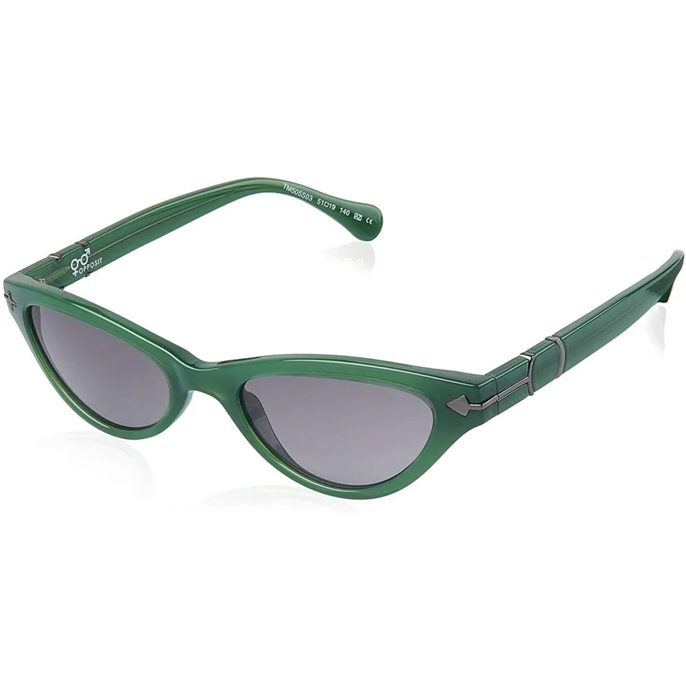 Opposit Women's Green Acetate Sunglasses