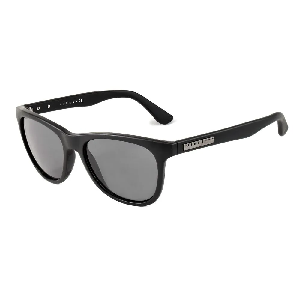 Sisley Unisex Black Acetate Sunglasses