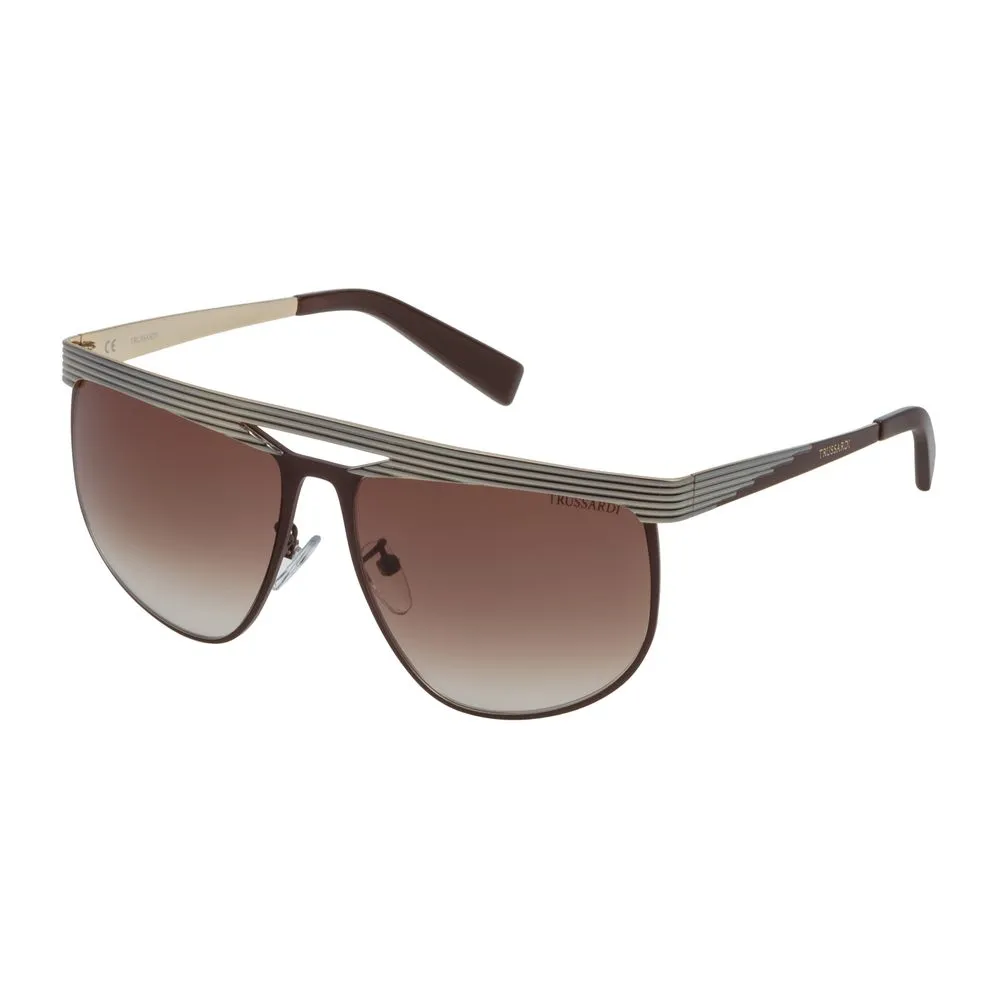 Trussardi Women's Brown Metal Sunglasses
