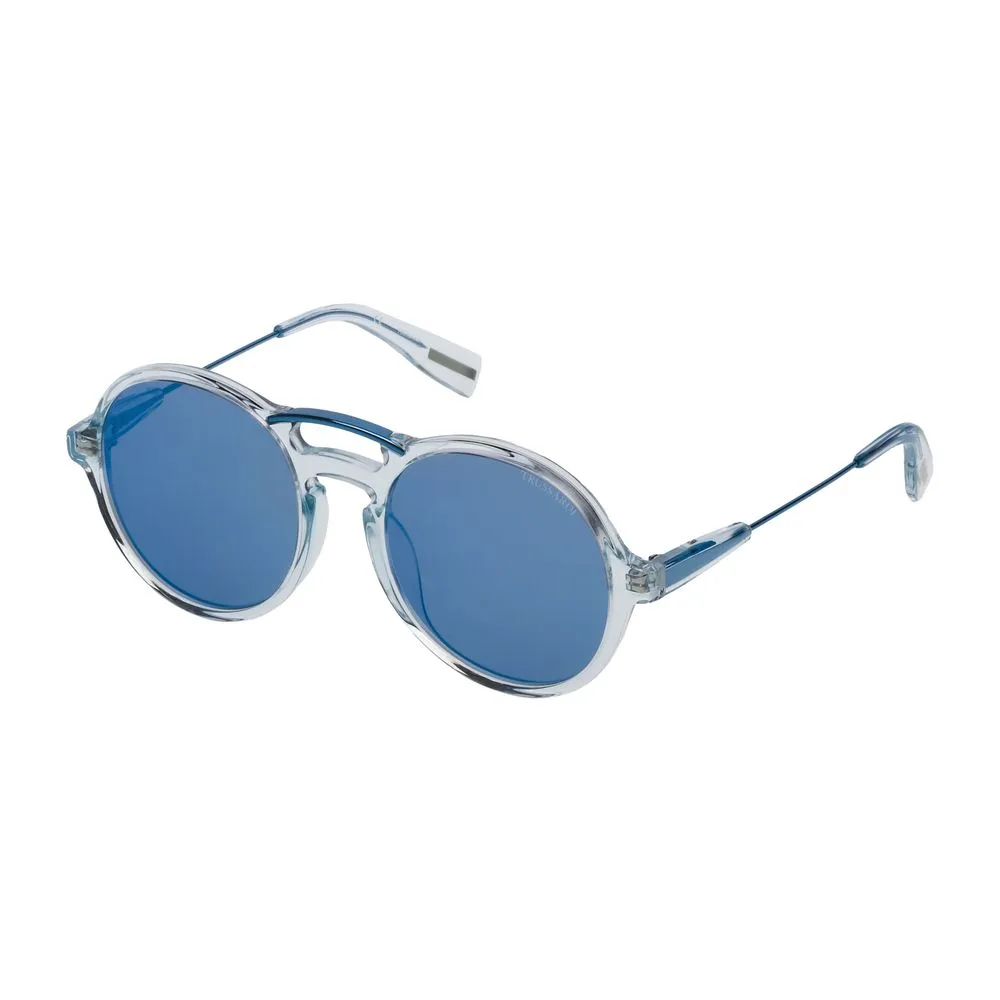 Trussardi Women's Blue Acetate Sunglasses