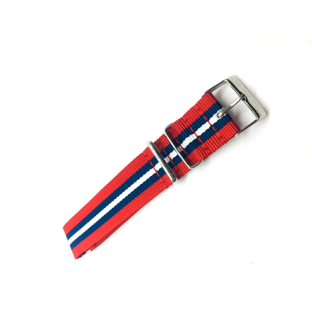 U.S. POLO ASSN. Men's Red Textile Watch