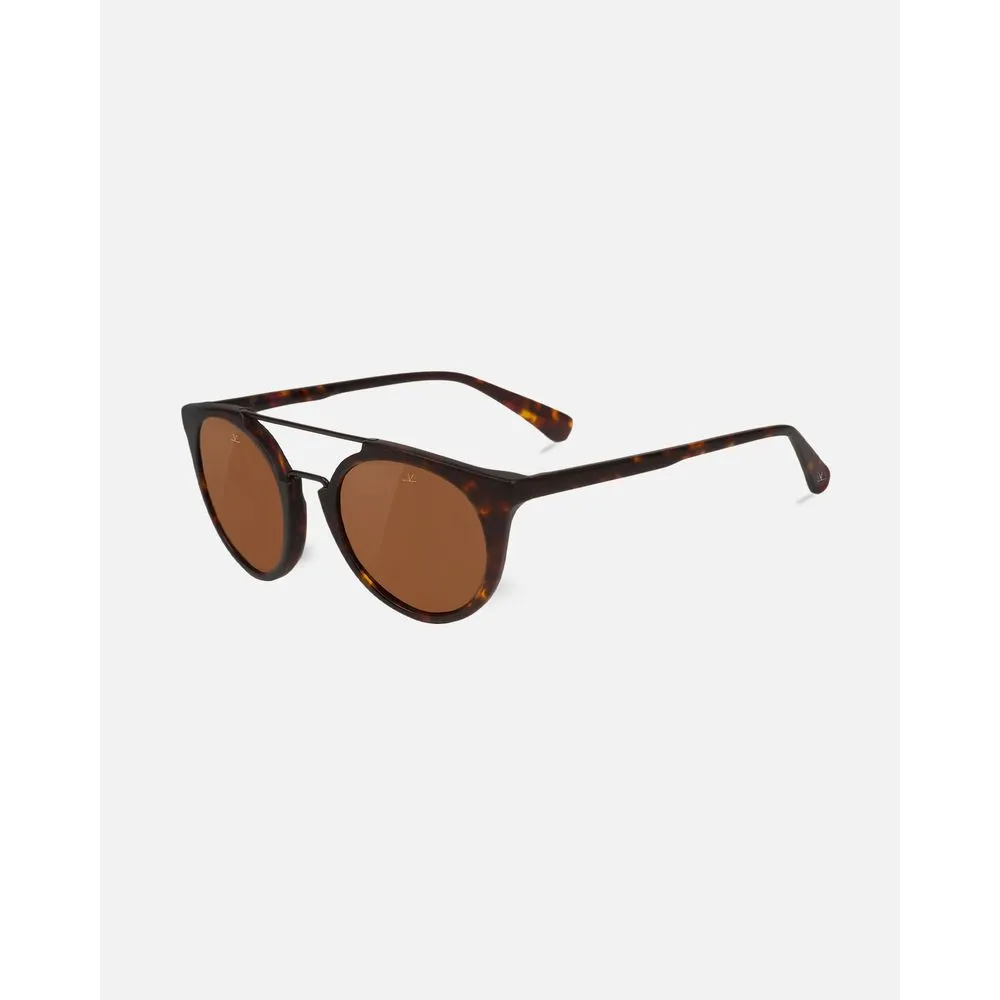 Vuarnet Unisex Brown Acetate Sunglasses