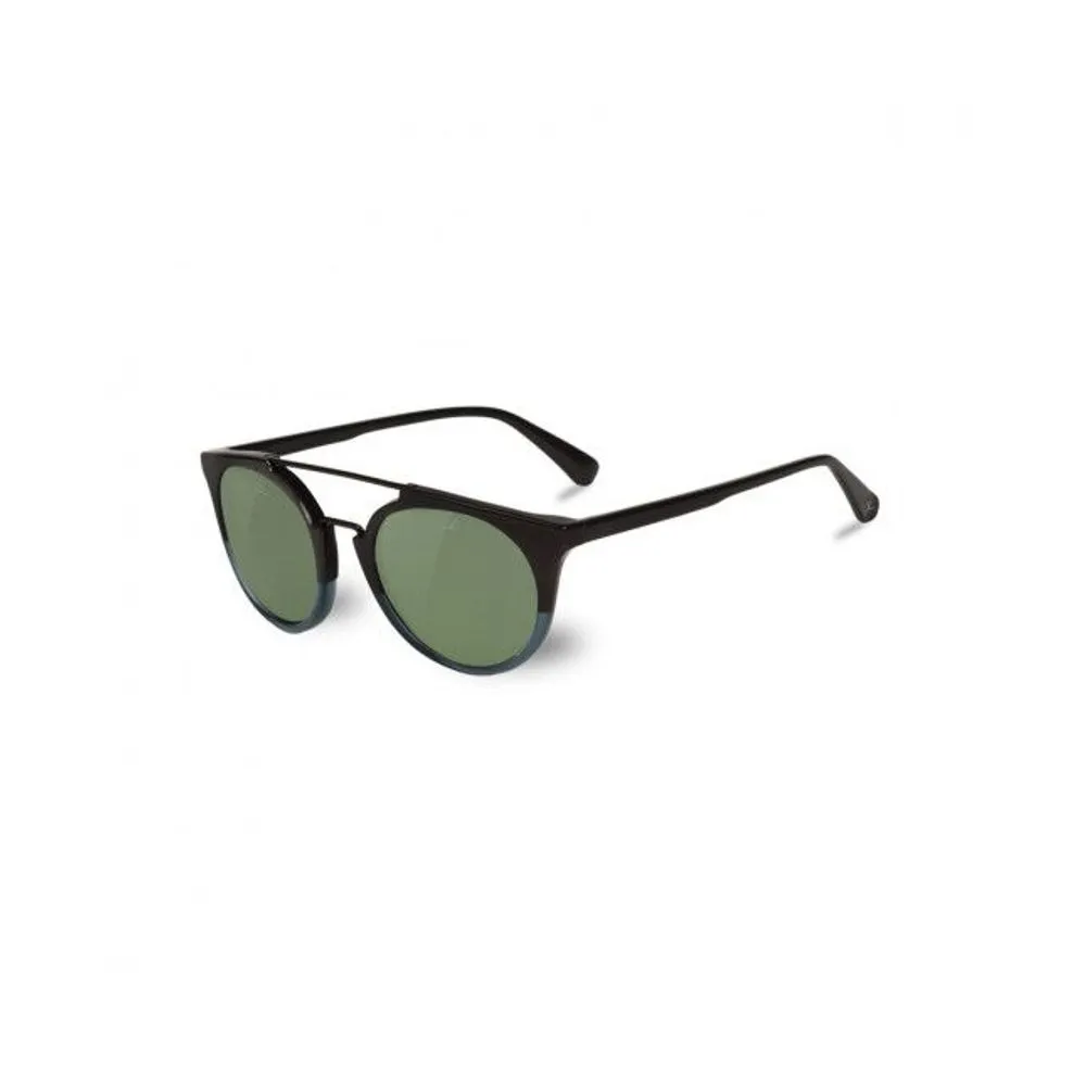 Vuarnet Unisex Black Acetate Sunglasses
