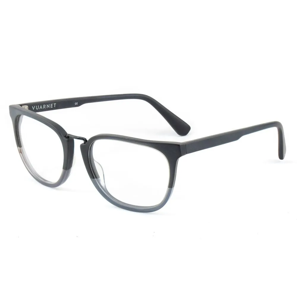 Vuarnet Unisex Black Acetate Frames