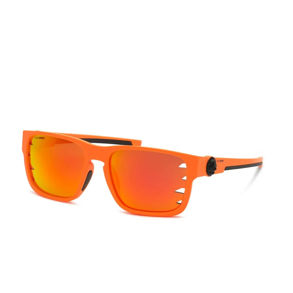 Plein Sport Men's Orange Injected Sunglasses