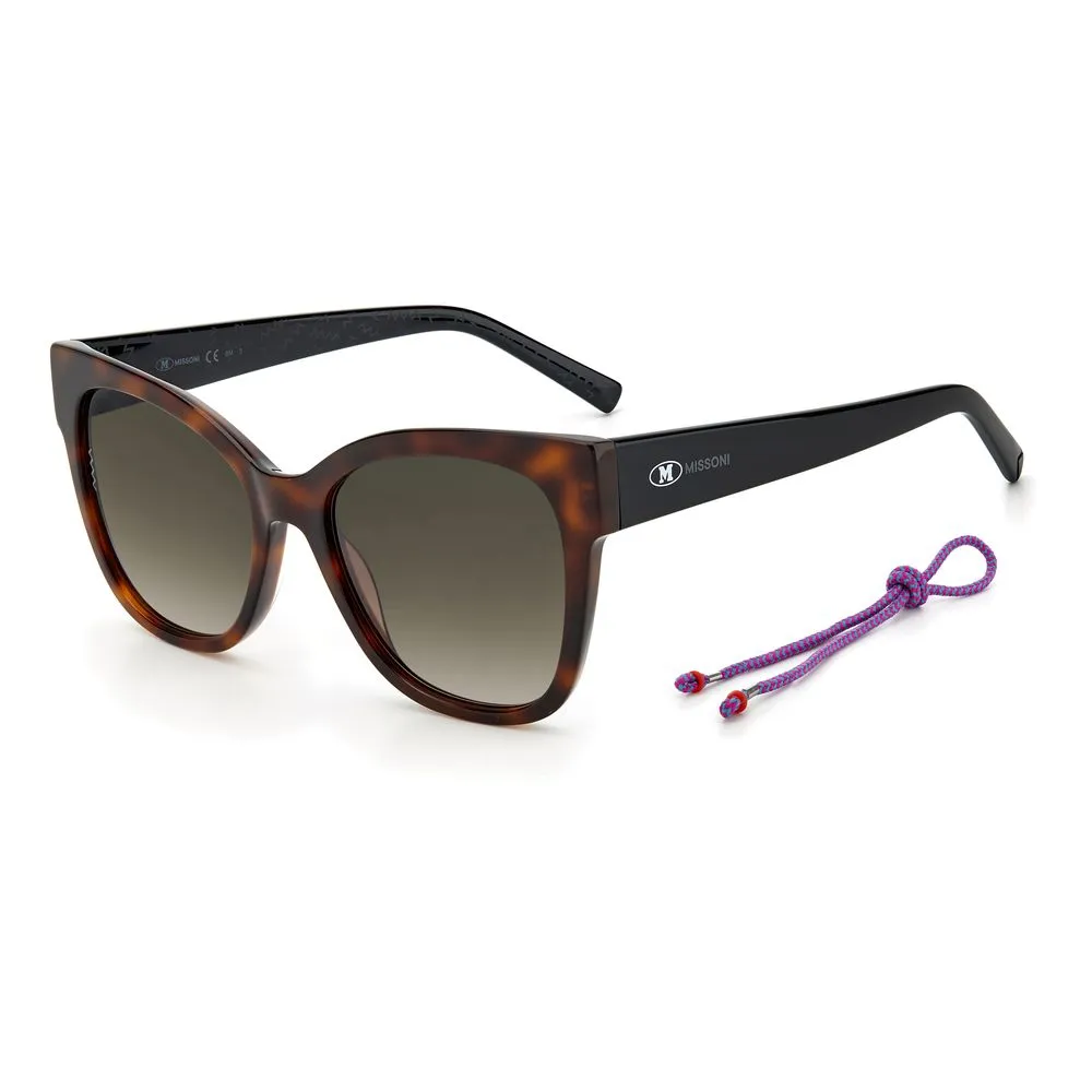 M Missoni Women's Brown Acetate Sunglasses