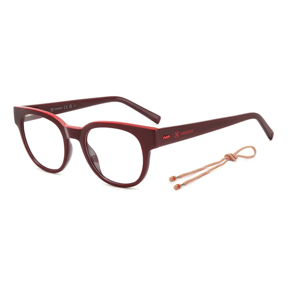 M Missoni Women's Red Resin Frames