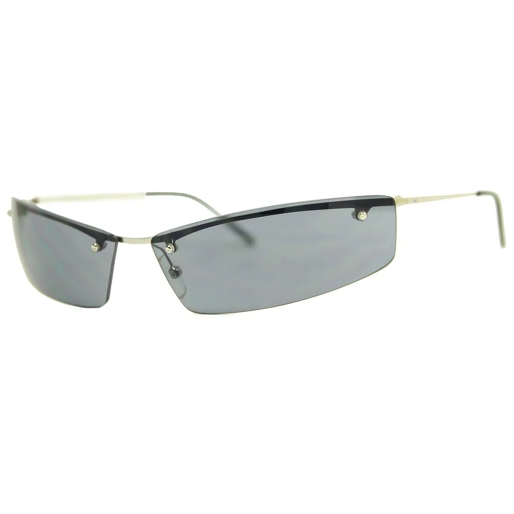 Adolfo Dominguez Women's Silver Metal Sunglasses