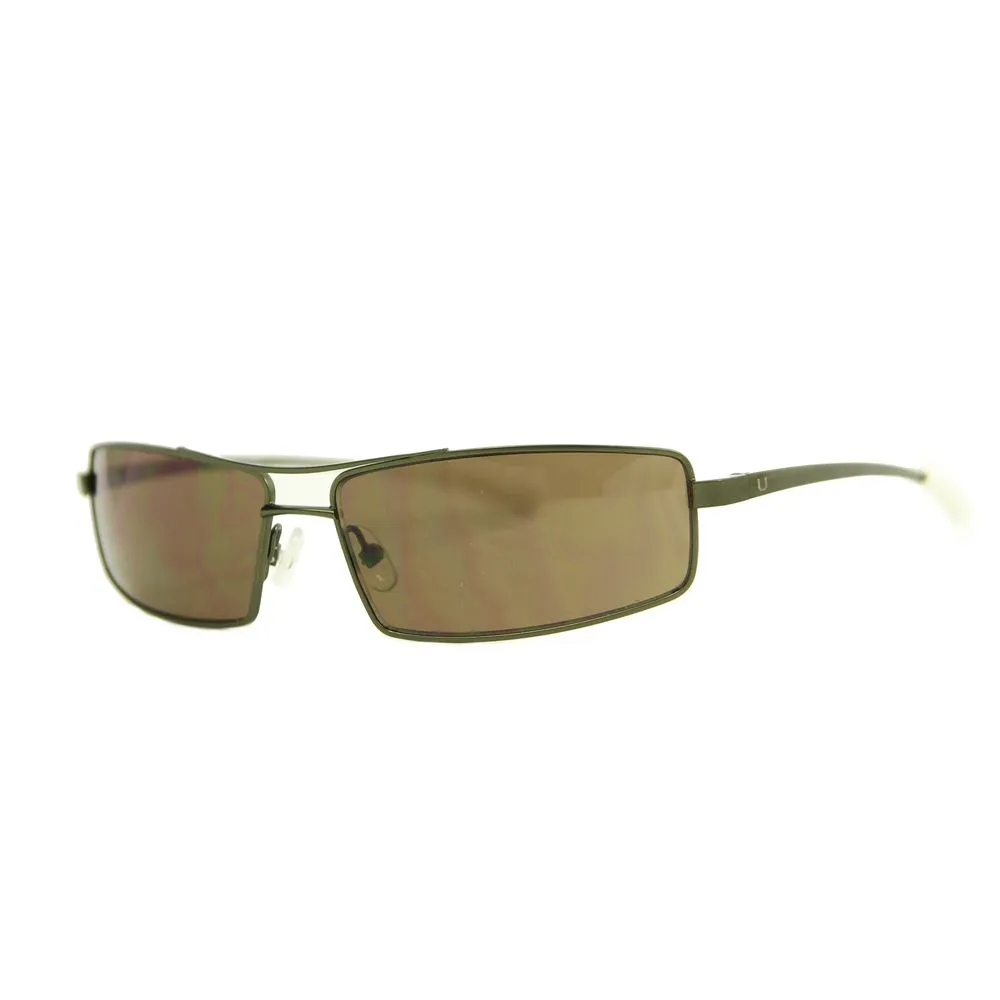 Adolfo Dominguez Women's Green Metal Sunglasses