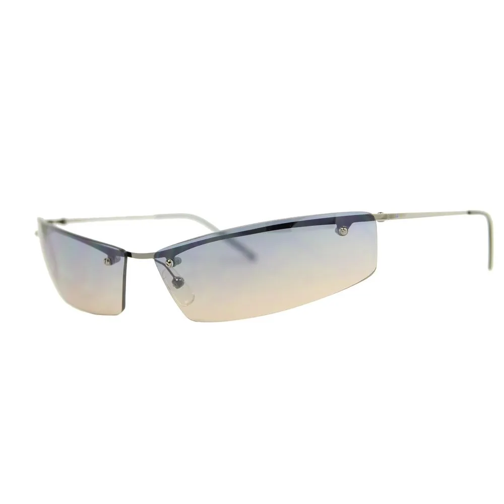 Adolfo Dominguez Women's Silver Metal Sunglasses