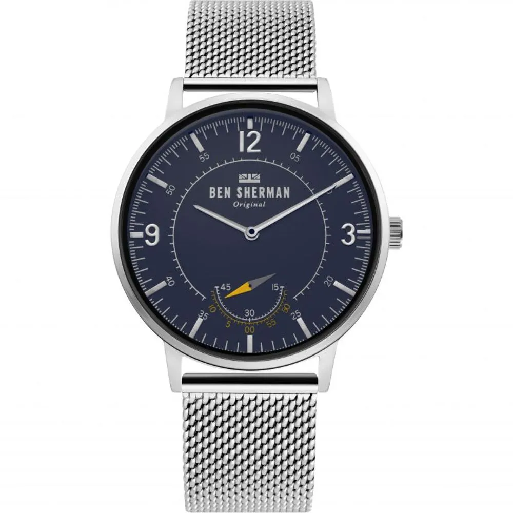 Ben Sherman Men's Silver Steel Watch