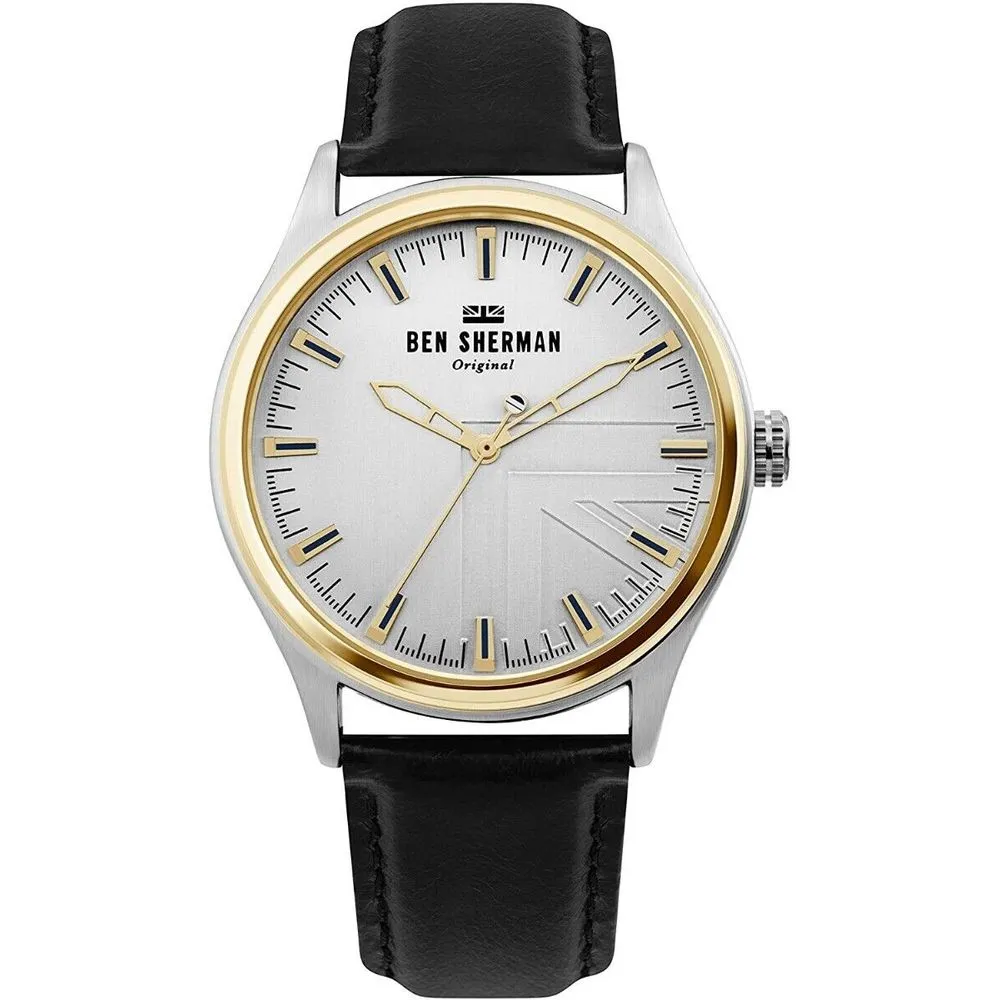 Ben Sherman Men's Black Leather Watch