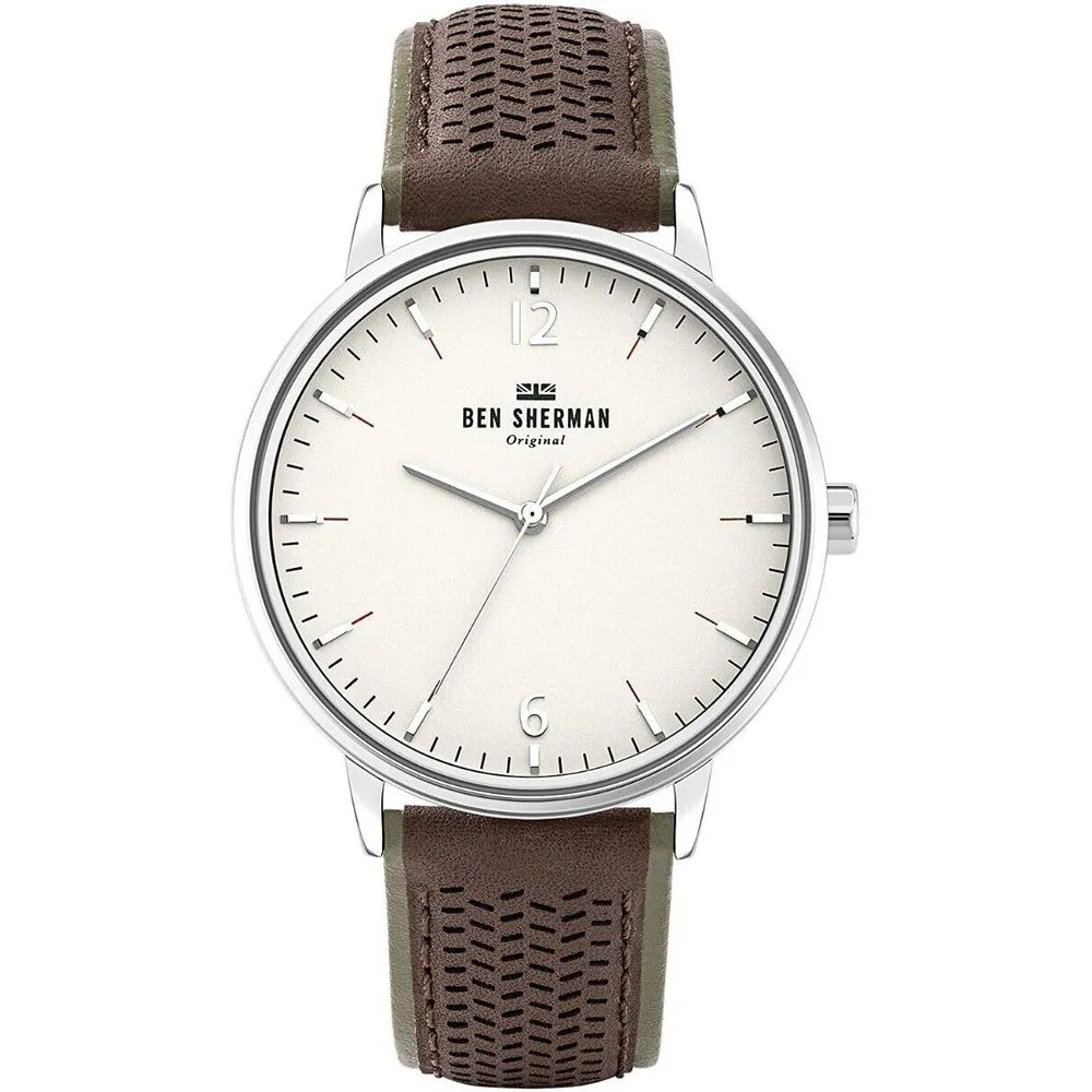 Ben Sherman Men's Brown Leather Watch