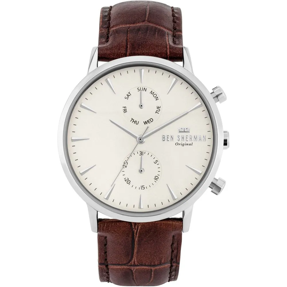 Ben Sherman Men's Brown Leather Watch