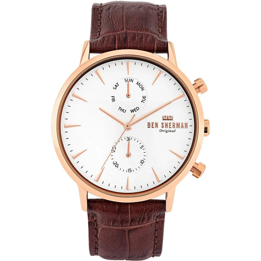 Ben Sherman Men's Brown Leather Watch