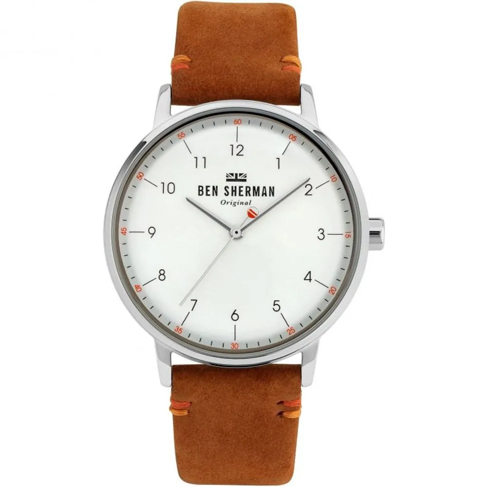 Ben Sherman Men's Brown Fabric Watch