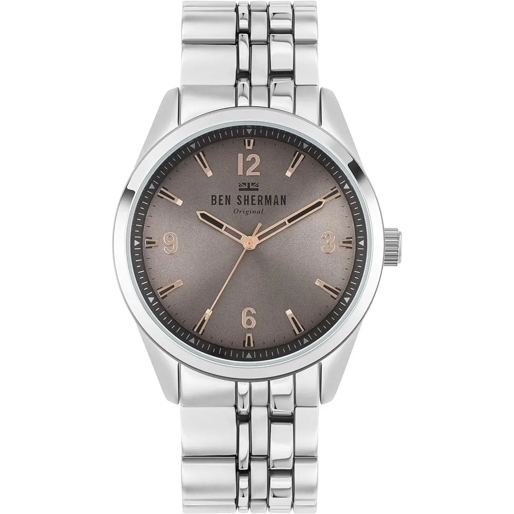 Ben Sherman Men's Gray Stainless Steel Watch